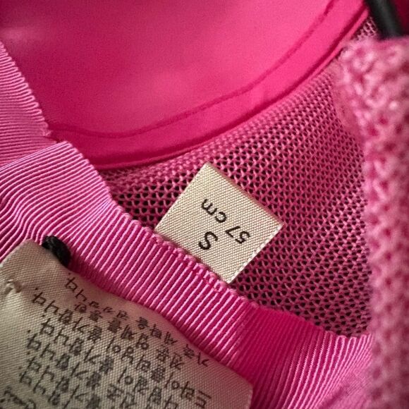 Brand new Gucci Pink and Blue Logo Cap gg all over main image 4